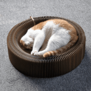 Cat Scratcher Board Accordion Bed