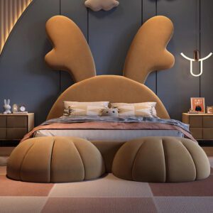 Big Rabbit Cozy Aesthetic Bed