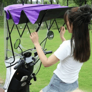 Rain Protection Bike Protective Cover Folding Canopy