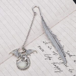 Dragon Glow In The Dark Luminous Bookmark