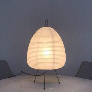 Modern Japanese Paper Lantern Table Lamp