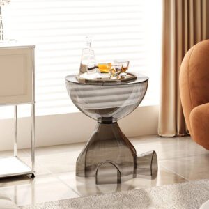 European Acrylic Transparent Space-Saving Coffee Table