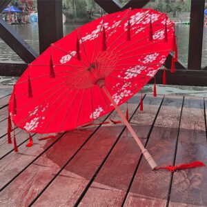 Bamboo Handmade Vintage Paper Umbrella