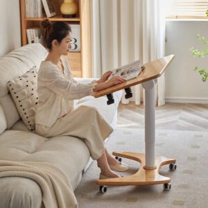 Work Everywhere Ergonomic Adjustable Rolling Desk