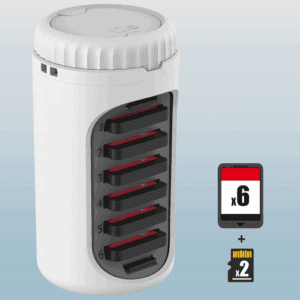 Rotating Memory Card Holder Organizer