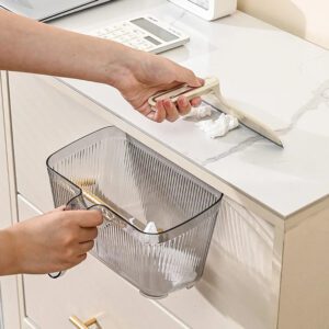 2in1 Waste Disposer Scraper Trash Can