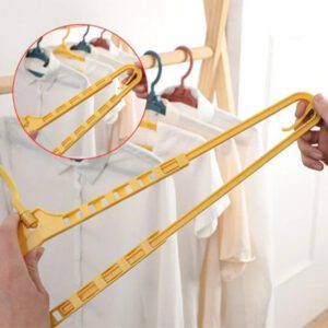 Long Hanger Retractable Adjustable Clothes Dryer Rack