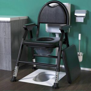 Non-Slip Foldable Elderly Toilet Foldable Seat Chair