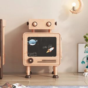 Space Explorer Robot Bedside Storage Cabinet