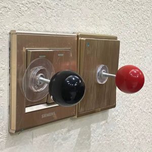 Retro Arcade-Style Light Switch Drawer Knob