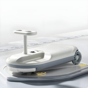 Anti-Rollover Built-in Mop Electric Cleaner