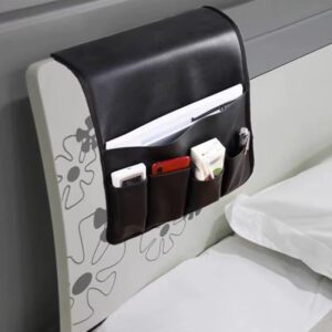 Non-slip 5 Pockets Leather Arm Rest Chair Organizer