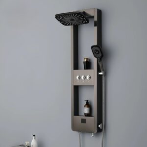 Smart Digital Display Elegant Rainfall Shower Set