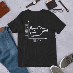 Duck Rabbit Fun Scale Math T-Shirt