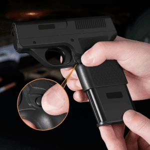 Gun Shape Secret Storage Jet Flame Lighter