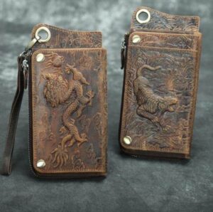 Genuine Leather Vintage Phone Wallet