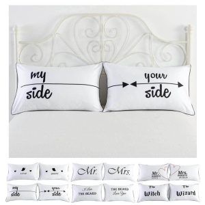 Couple Cute Bedding Pillow Cases