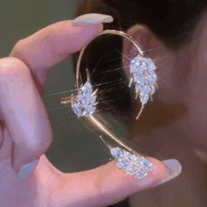 Elegant Sparkling Zircon Fairy Wings Earrings