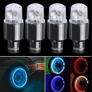 2pcs Car Bike Tire Valve Cap Lights