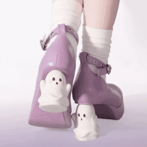 Cute Ghost Spooky Night Out High Heels