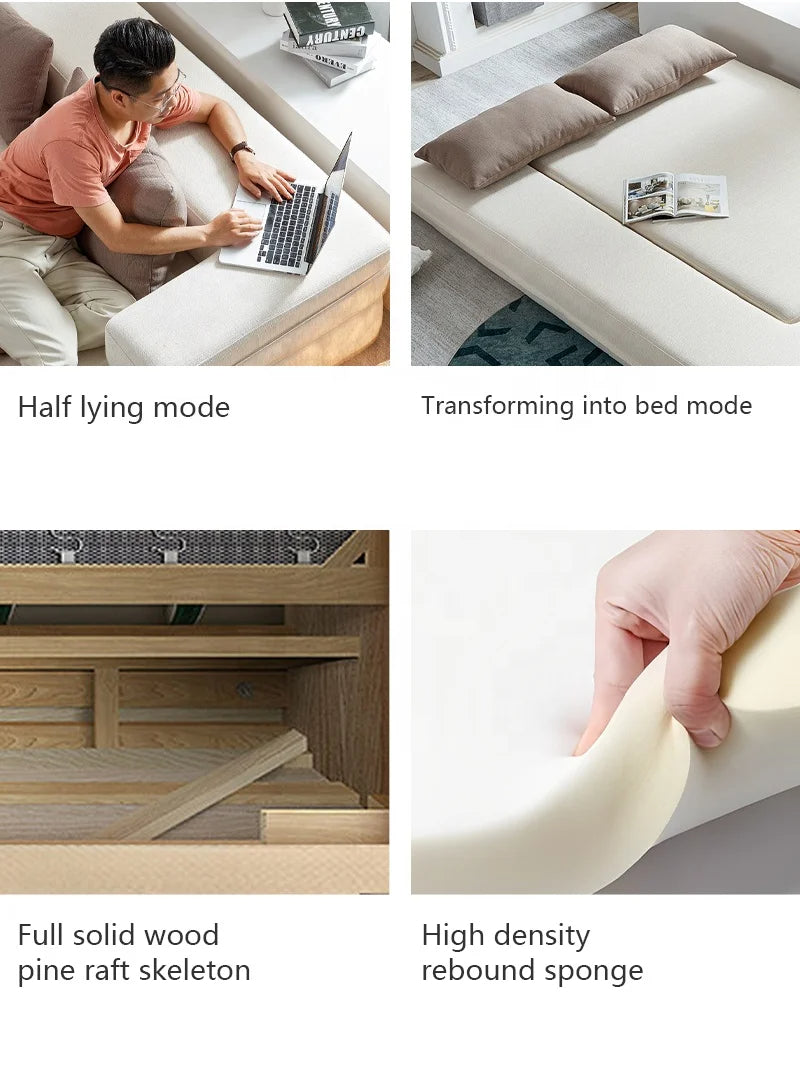 Modular Sectional Home Three-Seater Convertible Sofa Bed Modular Sectional Home Three-Seater Convertible Sofa Bed