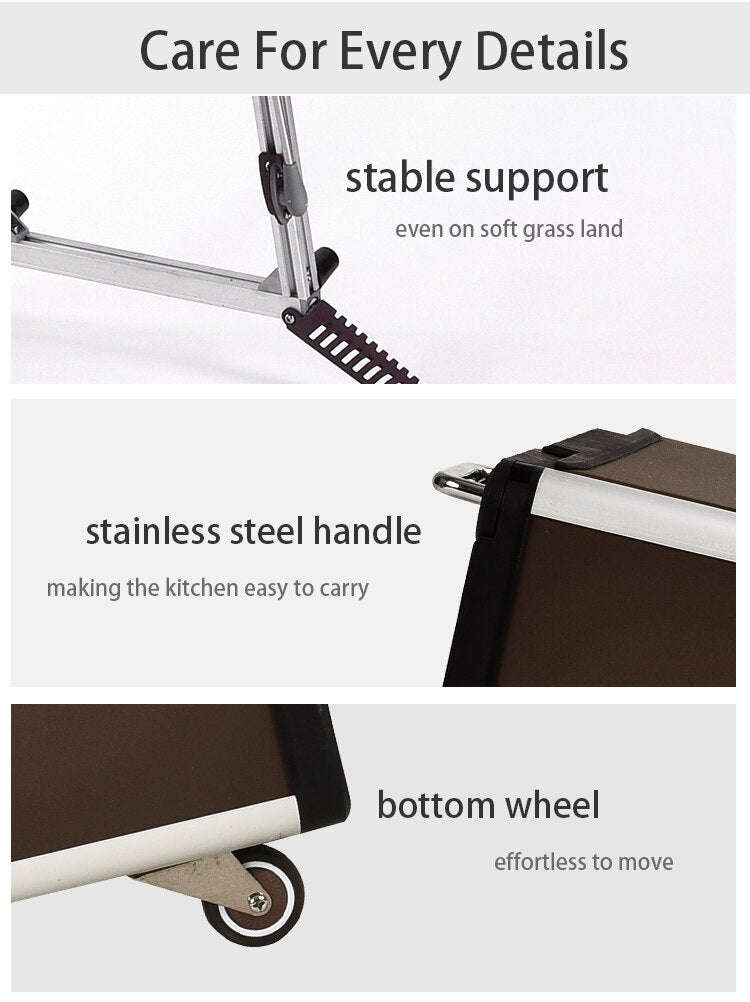 Outdoor Foldable Mobile Kitchen Outdoor Foldable Mobile Kitchen