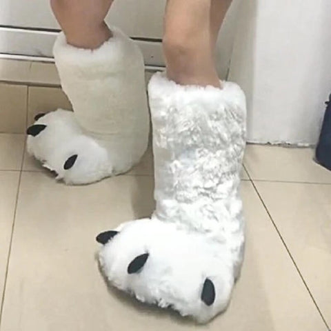 Bear Claw Winter Furry Slippers Bear Claw Winter Furry Slippers