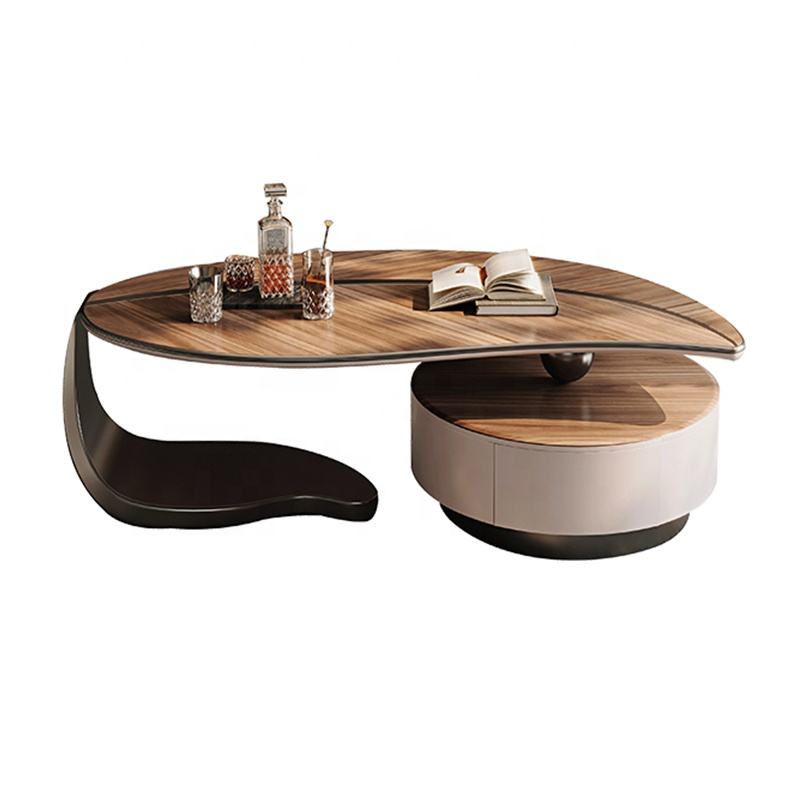 Nordic Leaf Wooden Elegant Coffee Table Nordic Leaf Wooden Elegant Coffee Table