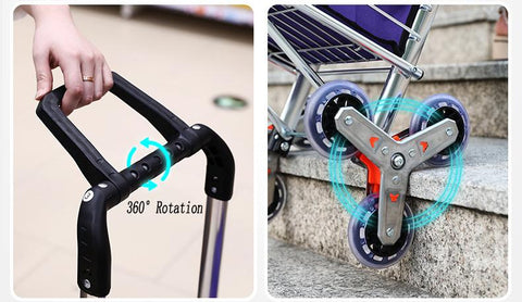 Easy Carry Climbing Wheeled Shopping Cart Easy Carry Climbing Wheeled Shopping Cart