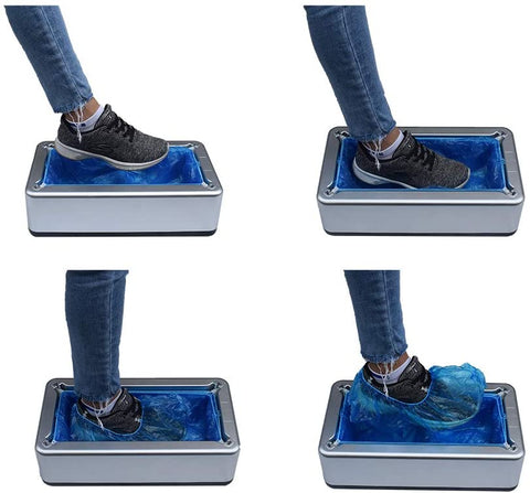 Portable Hand-Free Disposable Shoe Cover Box Portable Hand-Free Disposable Shoe Cover Box