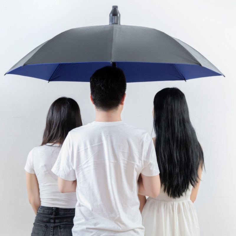 Heavy-Duty Curved Handle Rain Umbrella Heavy-Duty Curved Handle Rain Umbrella