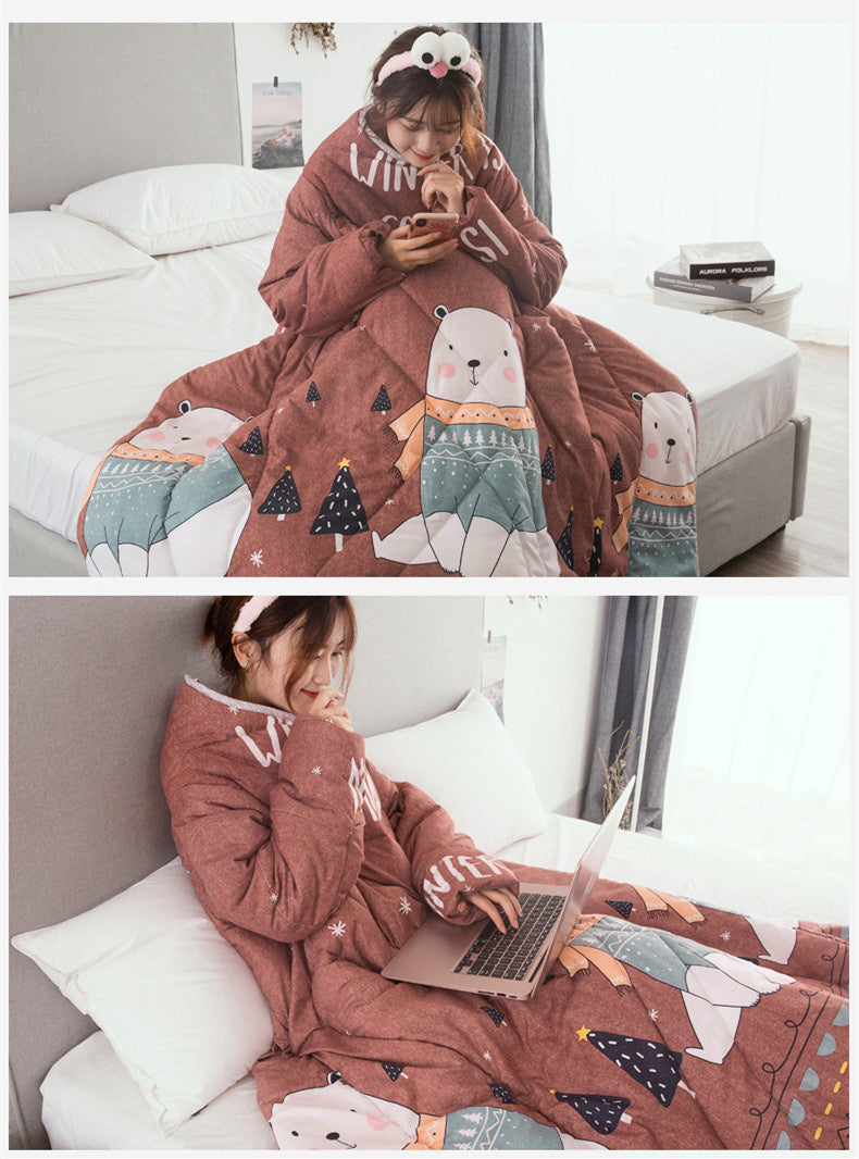 Lazy Time Wearable Sleeping Blanket Lazy Time Wearable Sleeping Blanket