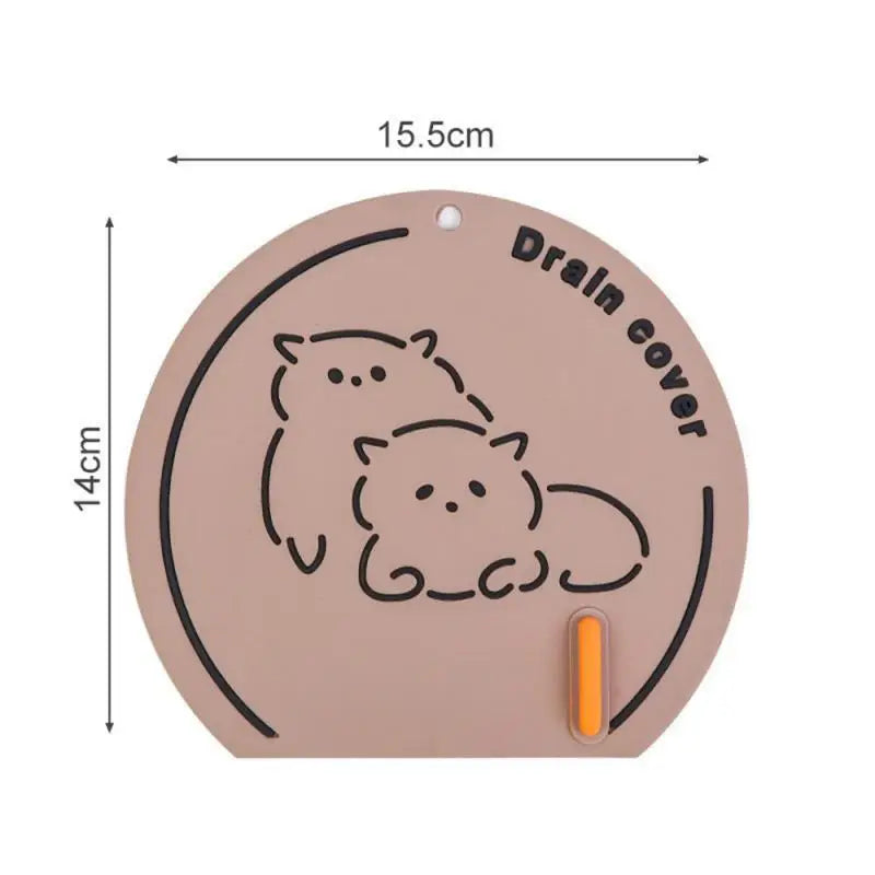 Sink Strainer Water Stopper Anti-Odor Mat Sink Strainer Water Stopper Anti-Odor Mat