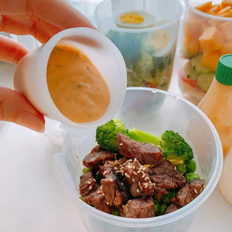 Portable Built-in Fork Mini Salad Cup Portable Built-in Fork Mini Salad Cup