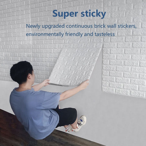 3D Self-Adhesive Soft Brick Wall Stickers 3D Self-Adhesive Soft Brick Wall Stickers