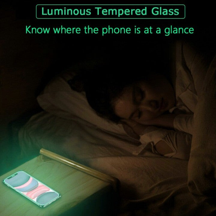 Full Cover Luminous Tempered Glass iPhone Screen Protector Full Cover Luminous Tempered Glass iPhone Screen Protector