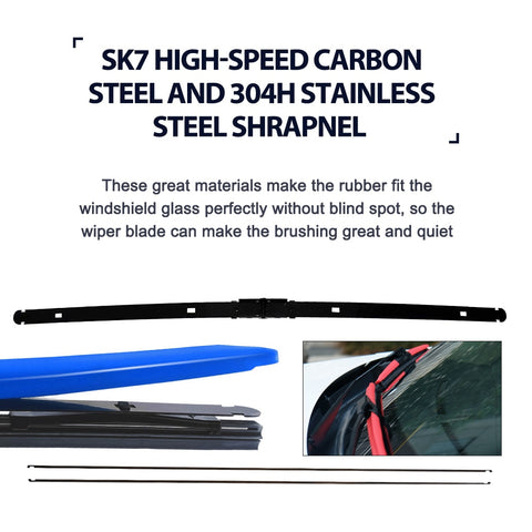 Car Rainbow Colorful Windshield Wiper Blade Car Rainbow Colorful Windshield Wiper Blade