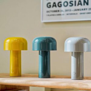 Italian Style Rechargeable Mushroom Table Lamp