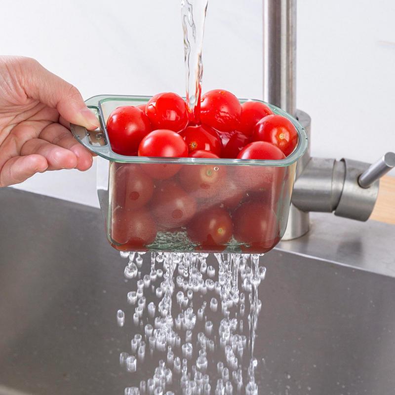 Clear Stack Transparent Double-Layer Basket Clear Stack Transparent Double-Layer Basket