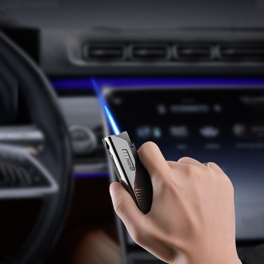 Windproof Gun Shape Jet Spark Flame Lighter Windproof Gun Shape Jet Spark Flame Lighter