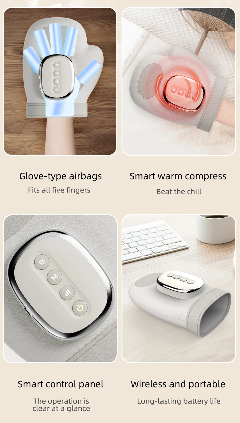 Smart Rechargeable Comfort Touch Hand Massager Smart Rechargeable Comfort Touch Hand Massager