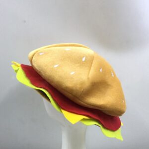 Funny Soft Creative Hamburger Hat