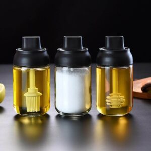 3 Style Oil and Seasoning Jars