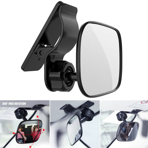 Car Clips-On Adjustable Rearview Mirror Car Clips-On Adjustable Rearview Mirror