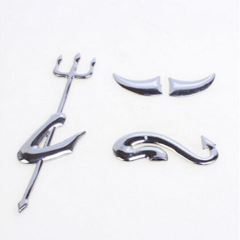 3D Funny Little Devil Demon Horns Sticker for Cars 3D Funny Little Devil Demon Horns Sticker for Cars