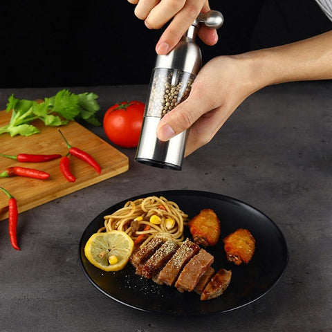 Stainless Steel Elegant Ceramic Seasoning Grinder Stainless Steel Elegant Ceramic Seasoning Grinder
