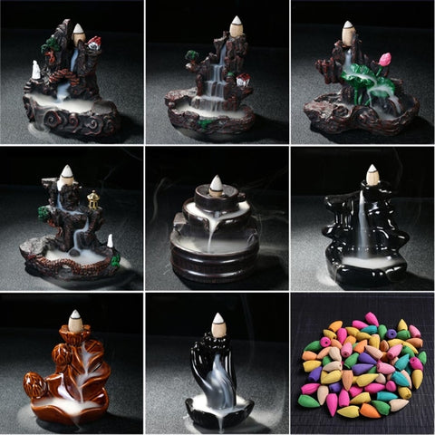 Ceramic Creative Waterfall Incense Burner Ceramic Creative Waterfall Incense Burner