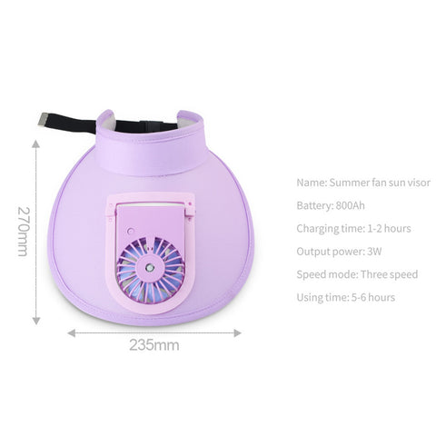 Adjustable Fan Summer Outdoor Baseball Hat Adjustable Fan Summer Outdoor Baseball Hat