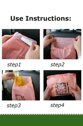 Mini Disposable Car Trash Bag Mini Disposable Car Trash Bag