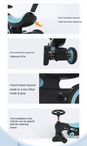 4in1 Multifunctional Baby Stroller Tricycle Bike 4in1 Multifunctional Baby Stroller Tricycle Bike